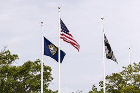 Flags gently waving in the wind. Links to Gifts of Appreciated Securities Flags gently waving in the wind. Links to Gifts of Appreciated Securities